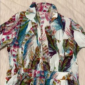 Tropical short and shirt set